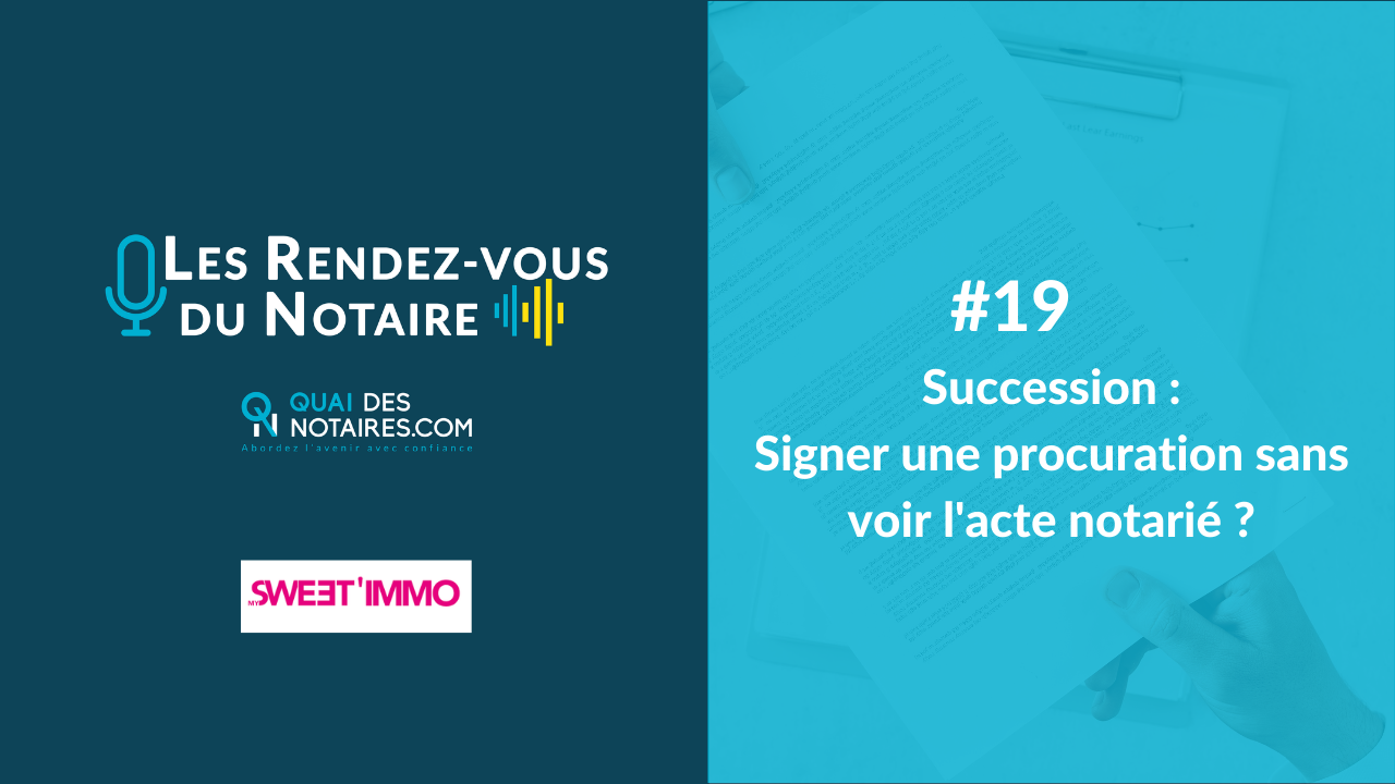 Lire la suite à propos de l’article Podcast Les Rendez-vous Du Notaire – Episode #19